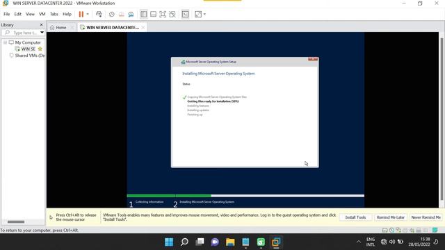 HOW TO INSTALL WINDOWS SERVER 2022 DATACENTER ON VIRTUAL MACHINE! смотреть онлайн