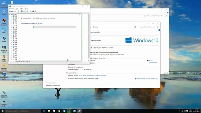 Instalando controle xbox 360 windows 10 com receiver смотреть онлайн