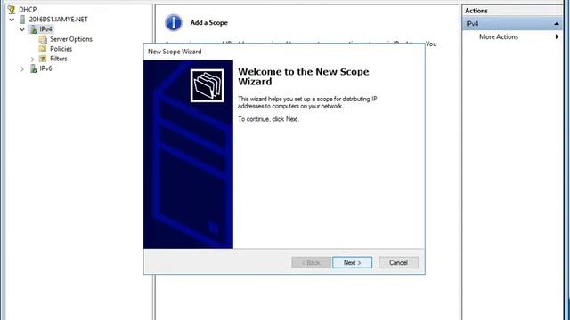 How to configure DHCP Server on Window Server 2016 смотреть онлайн