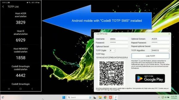 Windows Authentication with Authenticator App (TOTP)