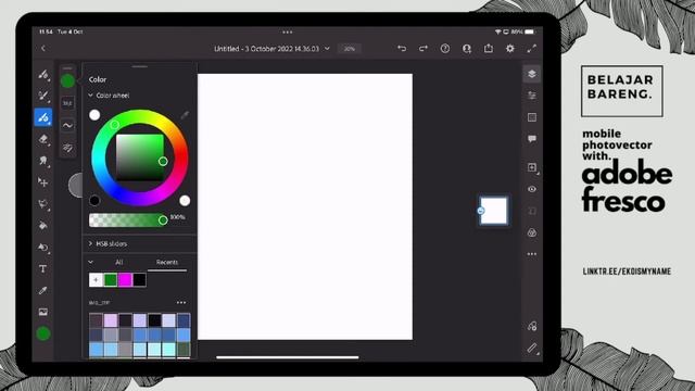Belajar Bareng Adobe Fresco - Menggunakan Brush Tools смотреть онлайн