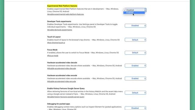 Enable experimental-web-platform-features on Google Chrome смотреть онлайн