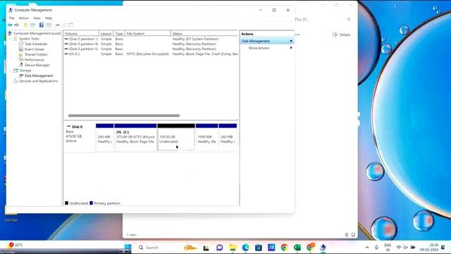 How to Create Partition on Windows 11 | Partition of Hard Disk in Asus | To Shrink Drive Partition смотреть онлайн