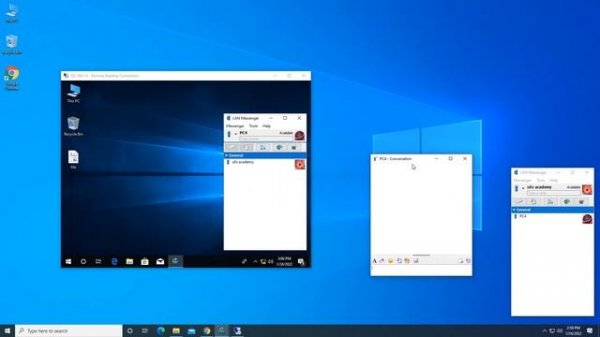 How to install and use LAN messenger / Send Message on LAN