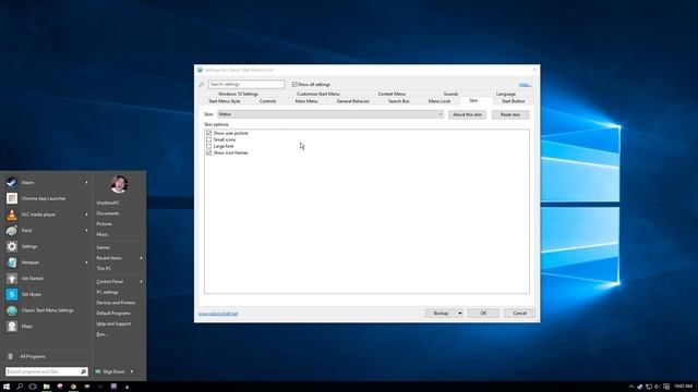 Classic Shell With Windows 10!