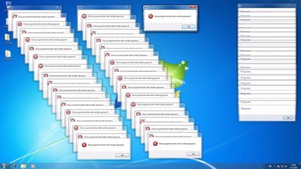 Windows 7 Crazy error | 1080p60 ( 120 FPS ) | NL