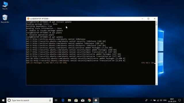 How to install Ubuntu terminal on windows 10. (Voice Mizo) смотреть онлайн
