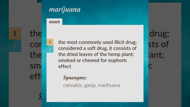 Marijuana | meaning of Marijuana смотреть онлайн