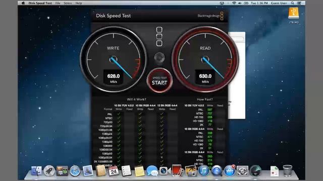 Macbook Air 13" 2013 SSD vs 2TB WD My Passport Speed Test смотреть онлайн