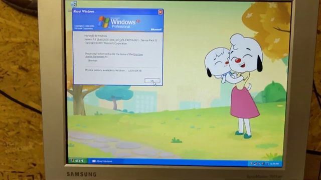 2007 Custom Built PC running Windows XP Professional SP3. смотреть онлайн