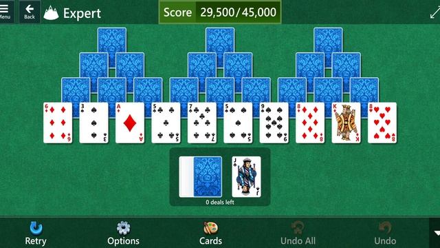 Microsoft Solitaire Collection: TriPeak - Expert - March 15, 2023 смотреть онлайн