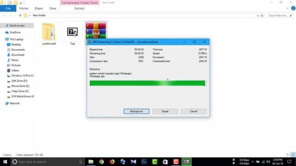 How To Unpack And Repack System.ext4.win Format or TWRP Backup Files Using PC
