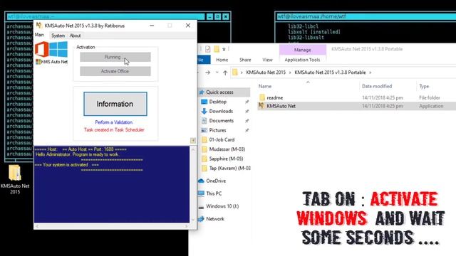 Activate Window 10 in Few Seconds l KMS Auto Net смотреть онлайн