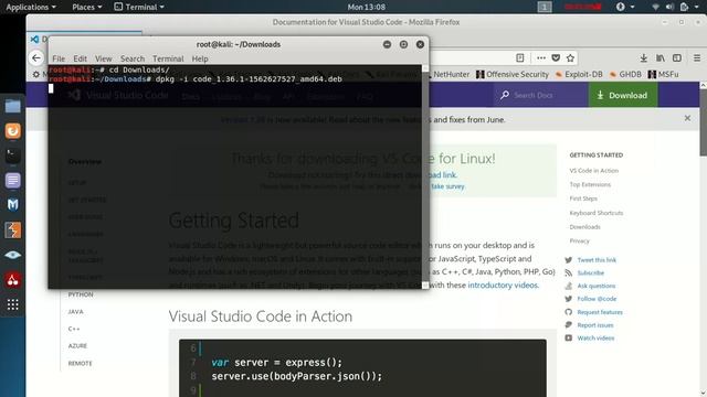 How to install visual studio code on kali linux 2021 смотреть онлайн
