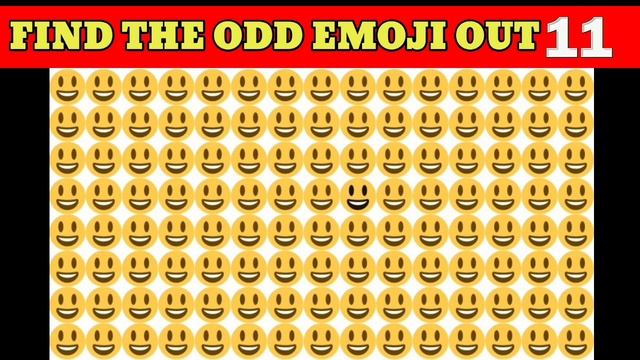 HOW GOOD ARE YOUR EYES #2 |Find The Odd Emoji Out | Emoji Puzzle Quiz смотреть онлайн