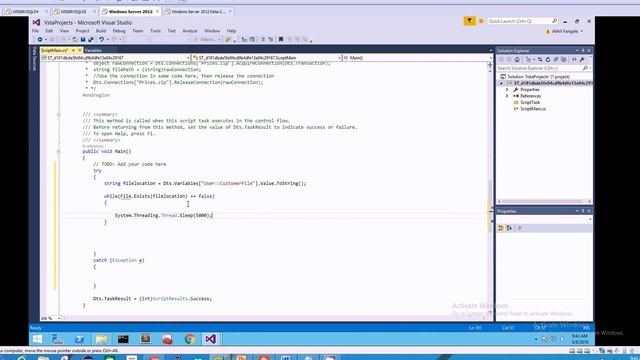 Simple File Watcher Task example using SSIS Script Task C#-4 смотреть онлайн