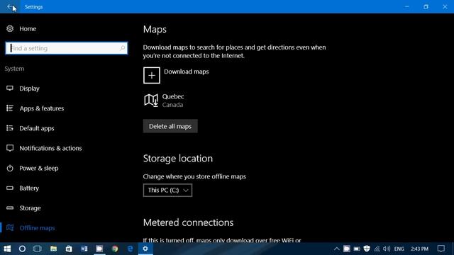 Windows 10 Settings System and Offline maps what does it do and how it works смотреть онлайн