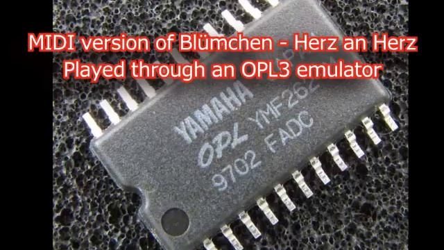 Sound Blaster 16/OPL3 emulator MIDI: Blümchen - Herz an Herz смотреть онлайн