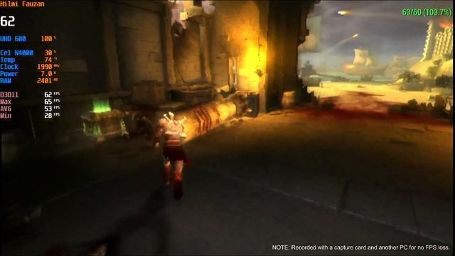 God of War: Chain of Olympus | Celeron N4000 + UHD 600 | 4GB RAM | PPSSPP смотреть онлайн