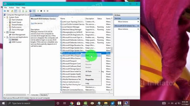 Windows 10 Home : How to Start or Stop Microsoft iSCSI Initiator Service смотреть онлайн