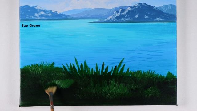 Spring Painting | Seascape Painting | Window With Dream View Painting смотреть онлайн