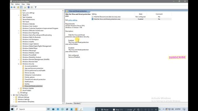 Page Not Available. Your IT Administrator has Limited Access to Some Areas in Window Defender смотреть онлайн