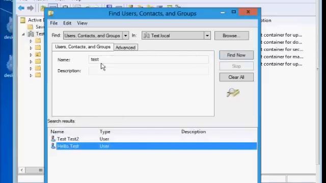 How to find an Active Directory User in Microsoft Windows Server 2012 смотреть онлайн