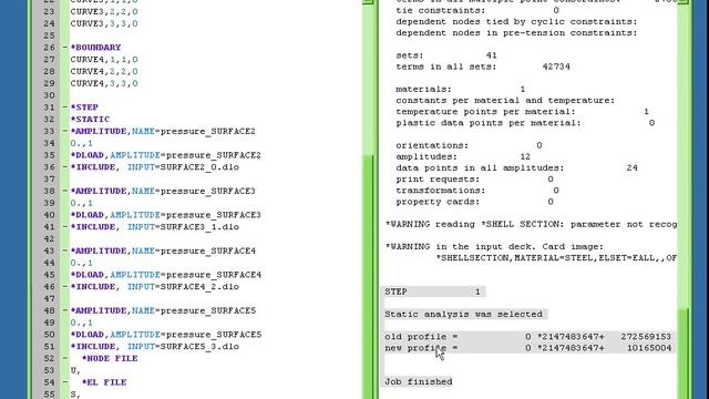 CalculiX Dealing With BConverged.com SciTE Interface смотреть онлайн