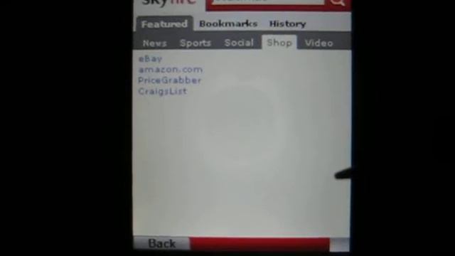 Skyfire Beta on Windows Mobile PPC смотреть онлайн