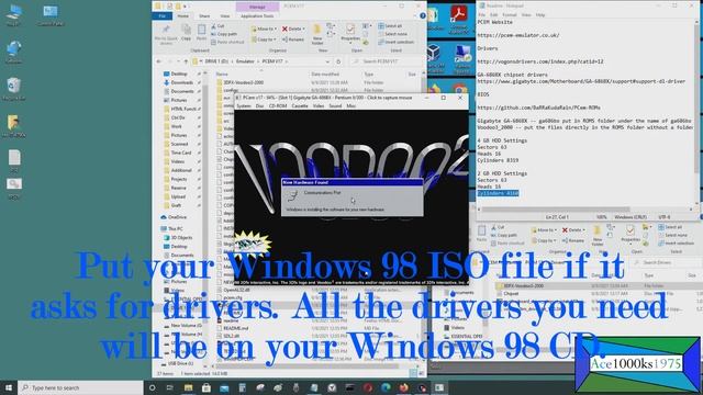 PCEM V.17: Pentium 2 Slot 1 Voodoo 3 2000 Setup with Existing HDD Image смотреть онлайн