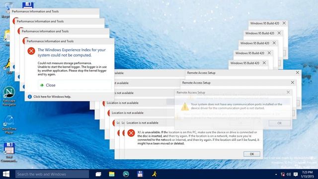 Windows 10 Technical Preview Crazy Error смотреть онлайн