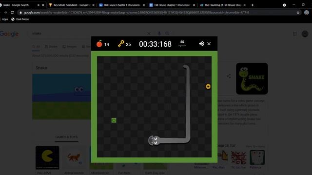 Google Snake Key Mode 25 Apple Speedrun [1:02.100] WR смотреть онлайн