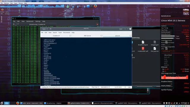 Linux Mint Using Crowbar To Bruteforce RDP Logins Security PenTesting смотреть онлайн