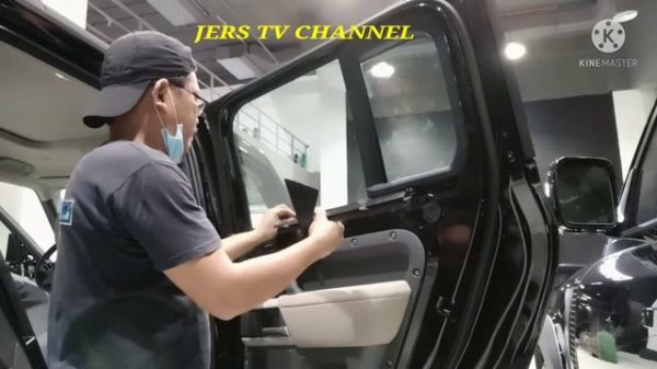 How to remove upper door trim#Land  Rover defender 2021