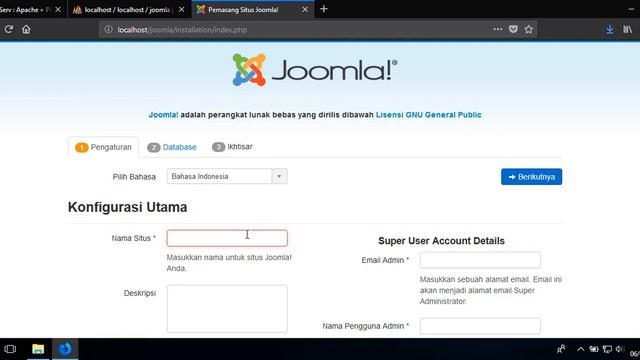 Belajar CMS Pemula - Cara Install Joomla Di Windows смотреть онлайн