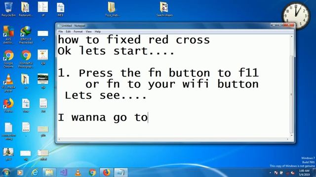 How to Fix Red Cross on Network Icon Windows 10, 8, 8.1, 7 смотреть онлайн