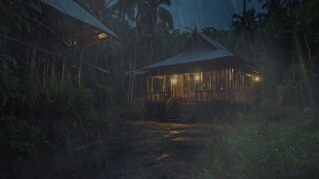 Rain Sound For Sleeping, Relax With The Sound Of Soft Rain, Rain In The Village