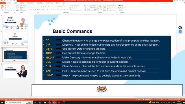 CMD Windows Course - Lecture 01 || Basic commands mkdir, rmdir, cls, help exit - Afsomali смотреть онлайн