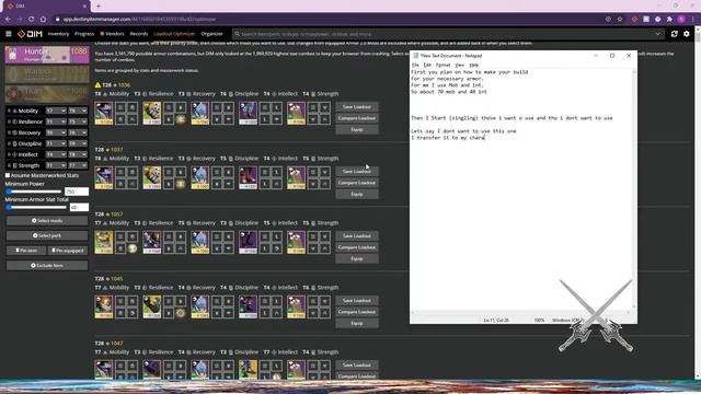 How to clean your vault without deleting useful armor pieces With DIM смотреть онлайн