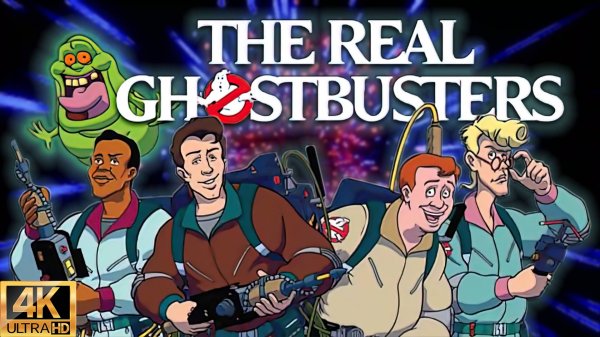 Настоящие охотники за привидениями / Лизун / The Real Ghostbusters / Slimer [Заставка 4K]