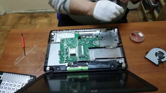Asus X541U -Disassembly and cleaning (Curățare). смотреть онлайн