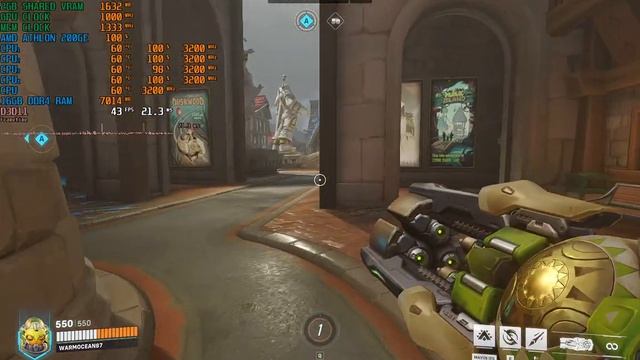 Overwatch 2 720P low ATHLON 200GE 16GB RAM смотреть онлайн