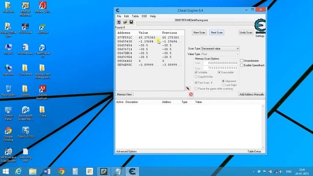 Hill Climb Racing Unlimited fuel on Windows 8.1 & 8 Using Cheat Engine смотреть онлайн