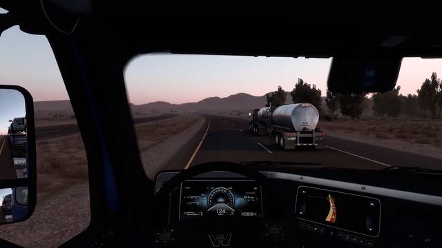 American Truck Simulator - Delivering Brand New SUV Cars to New Mexico - Western Star Truck смотреть онлайн