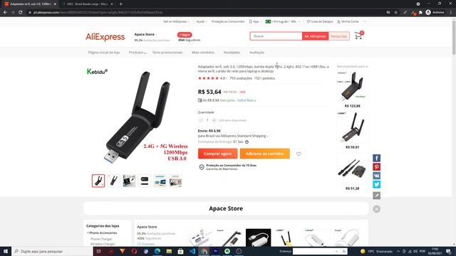 COMO MELHORAR VELOCIDADE DO WIFI NO PC [COM MELHOR ADAPTADOR WIFI 5G] смотреть онлайн