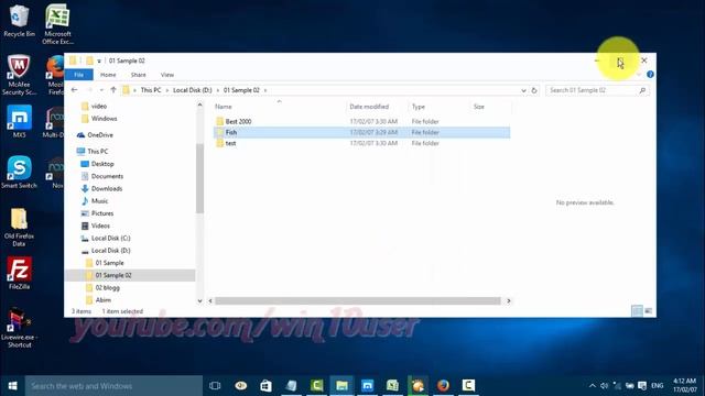 Windows 10 : How to hide or show folders смотреть онлайн