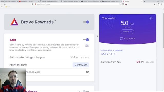 Alle Information zur BAT Wallet im Brave Browser | Blockreporter deutsch kryptowährung смотреть онлайн