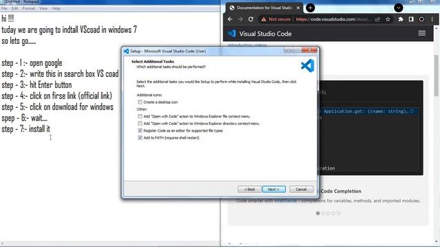 download VS code in windows 7 смотреть онлайн