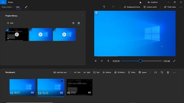 Windows 10 - Microsoft Photos Video Editing смотреть онлайн