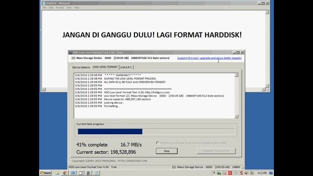 Cara Format Harddisk Low Level Format смотреть онлайн